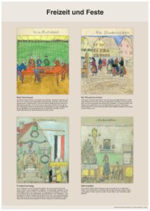 Plakat 09 - Freizeit und Feste - Seebronner Skizzenbuch 09 freizeit und feste druck 1