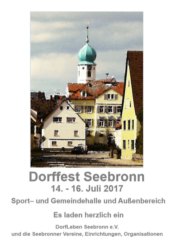 plakat dorffest